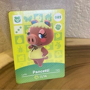 Animal Crossing New Horizons switch amibo pancetti Pig Authentic nintendo
